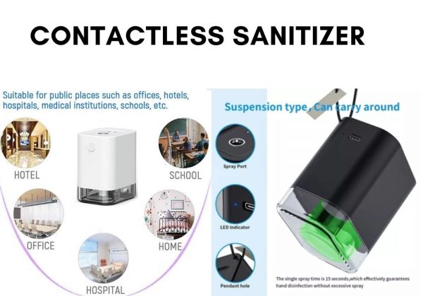 Contactless handfree sanitizer