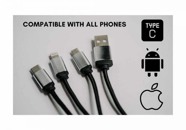 UVC smart charging cable